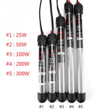 25W/50W/100W /200W/300W 220V  Aquarium Submersible Fish Tank Automatic Water Heater EU Plug Constant Temperature Heating Rod 