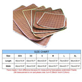 6 Size Soft Fleece Pet Dog Bed Cushion Bone Print Large Breed Dog Beds For Labrador Golden retriever Summer Dog Mat