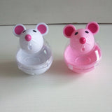 Cute Pet Feeder Toy Cat Mice Shape Food Rolling Leakage Dispenser Bowl Kitten Playing Training Educational Toys TQ