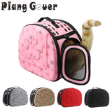  Dog Carrier Bag Portable Cats Handbag Foldable Travel Bag Puppy Carrying Mesh Shoulder Pet Bags S/M/L