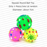 Rubber Squeak Toy for Dog Screaming Chicken Chew Bone Squeaky Ball Toys