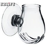 Glass Feeding Cup Fish Feeder Brine Shrimp Eggs Red Worms Food for Aquarium G01579