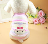 Cartoon Puppy Coats Jacket Warm Fleece Small Dogs