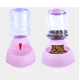 3.75 L Pet Automatic Feeder Plastic 4 Color Dog Water Drinking Cat Feeding Large Capacity Dispenser Feeding Water Feeder Machine