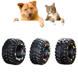 Dog Toys For Small Large Dogs Puppy Playing Training Squeaky Toy Tyre Treads Tough Pet Toys Pet Supplies Dog Juguetes Perro 17S2