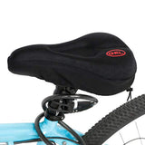 Bicycle Saddle 3D Soft Bike Seat New Wider Bicycle Silicone Cushion Soft Pad Bike Silica Gel Seat Saddle Cover for Bicycle 30