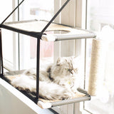 Window Sunny Seat Bed Pet Cat Hammock Washable Double Layer Hanging Bed LOT G%