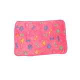 Warm Pet Mat Small Large Paw Print Cat Dog Puppy Fleece Soft Blanket Bed Cushion