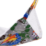 Thickened Soft Canvas Berber Fleece Hammock Blanket Fr Cat Dog Hamster Pet S M L