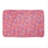 Warm Pet Mat Small Large Paw Print Cat Dog Puppy Fleece Soft Blanket Bed Cushion