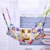 Pet Hammock Warm Plush Bed Swings Puppy Kitten Hanging Nest Cage Kennels