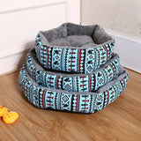 Pet Bed House Fleece Sleeping Winter Warm Kitten Soft Home Cushion Nest