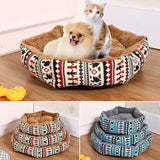 Pet Bed House Fleece Sleeping Winter Warm Kitten Cat Dog Soft Home Cushion Nest