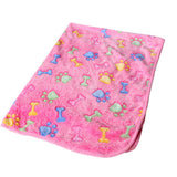 Warm Pet Mat Small Large Paw Print Cat Dog Puppy Fleece Soft Blanket Cushion
