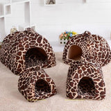 Soft Warm Lovely Kennel Strawberry Pet Dog Cat Bed House Doggy Cushion Basket