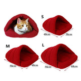 Cozy Puppy Pet Cat Dog Nest Bed Puppy Soft Warm Cave House Sleeping Bag Mat2018M