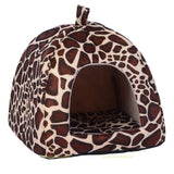 Soft Warm Lovely Kennel Strawberry Pet Bed House Doggy Cushion Basket