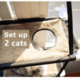 Window Sunny Seat Bed Pet Cat Hammock Washable Double Layer Hanging Bed LOT G%